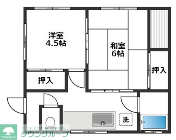 嵐山町川島1599-18貸家の物件間取画像